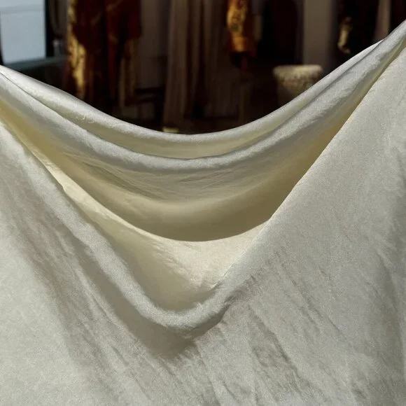 Show Me Your MuMu Ivory Keaton Satin Camisole Tank Size Small - Picture 7 of 11